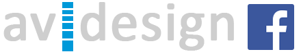 das logo der av design GmbH